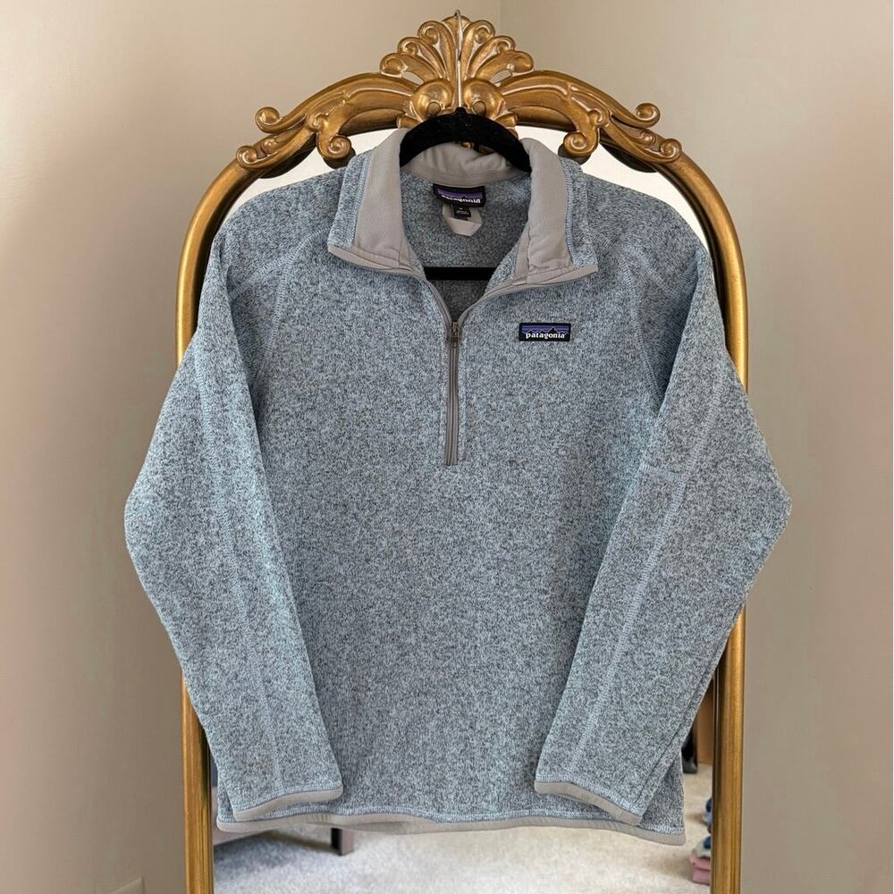 Patagonia Blue Half Zip Better Sweater